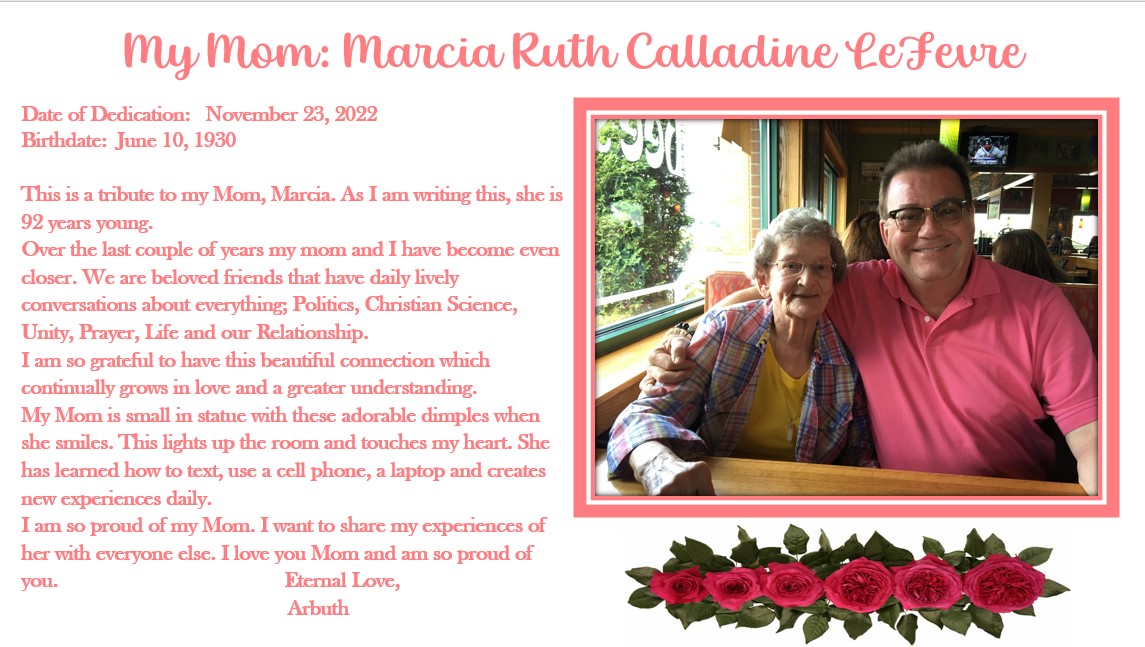 Marcia Ruth Calladine LeFevre