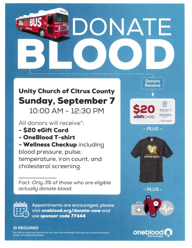 DONATE BLOOD