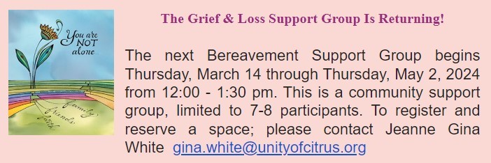 GRIEF & SUPPORT